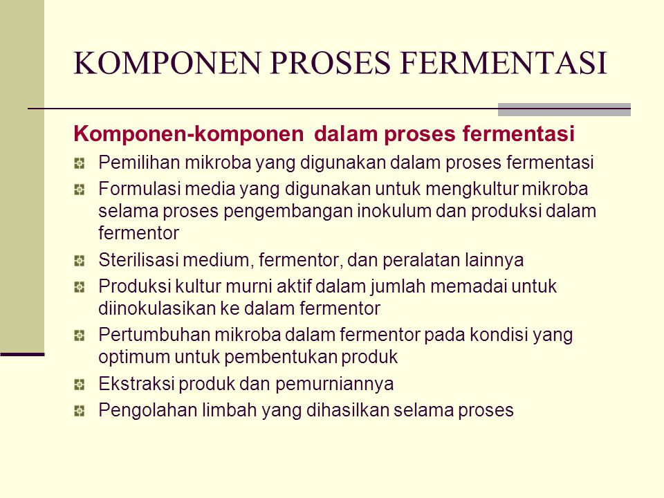 Pendahuluan Prinsip Teknik Fermentasi Program Studi Mikrobiologi Ppt